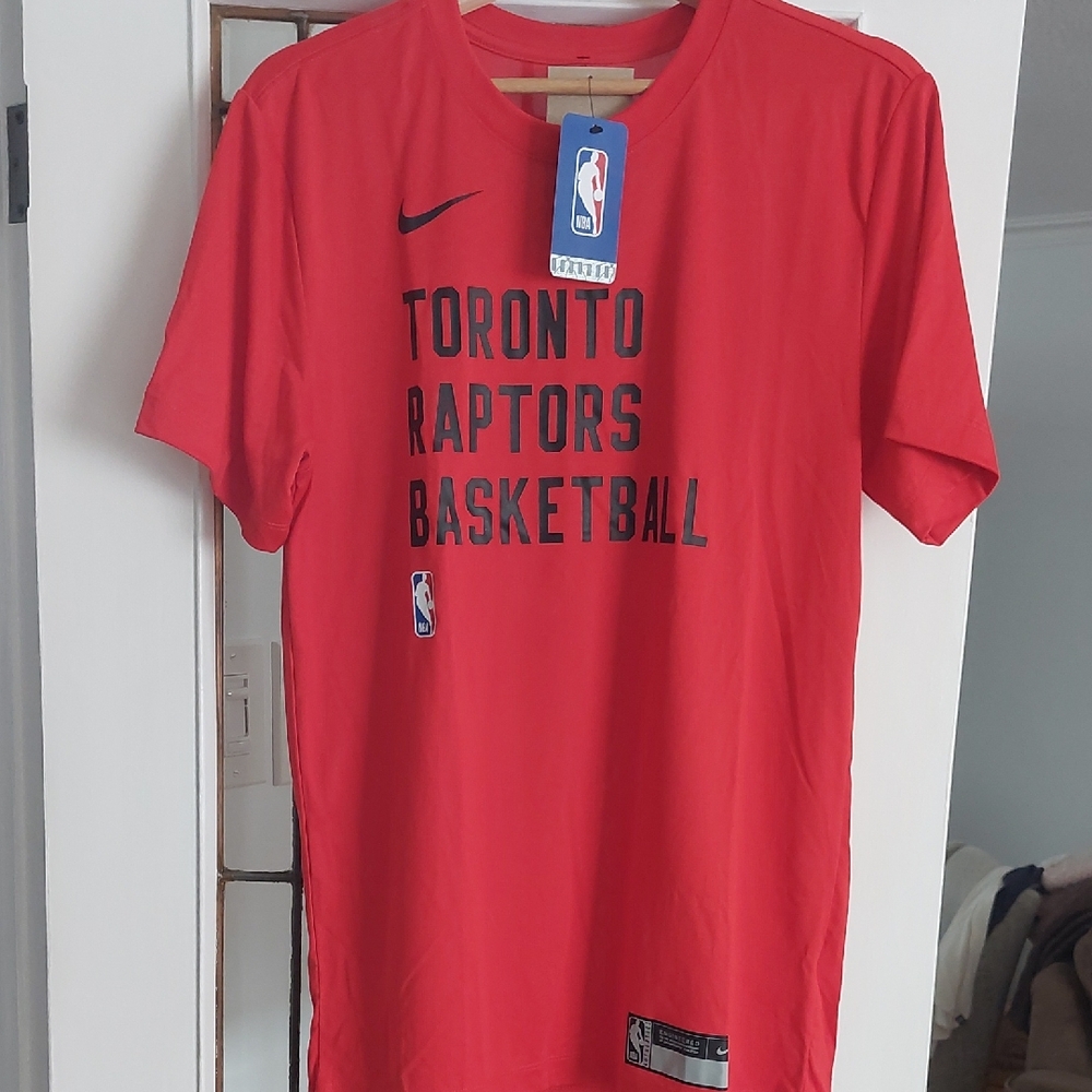Red Toronto Raptors Basketball T-Shirt